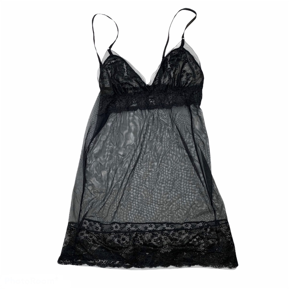 Victoria’s Secret Black Sheer‎ Slip Lingerie